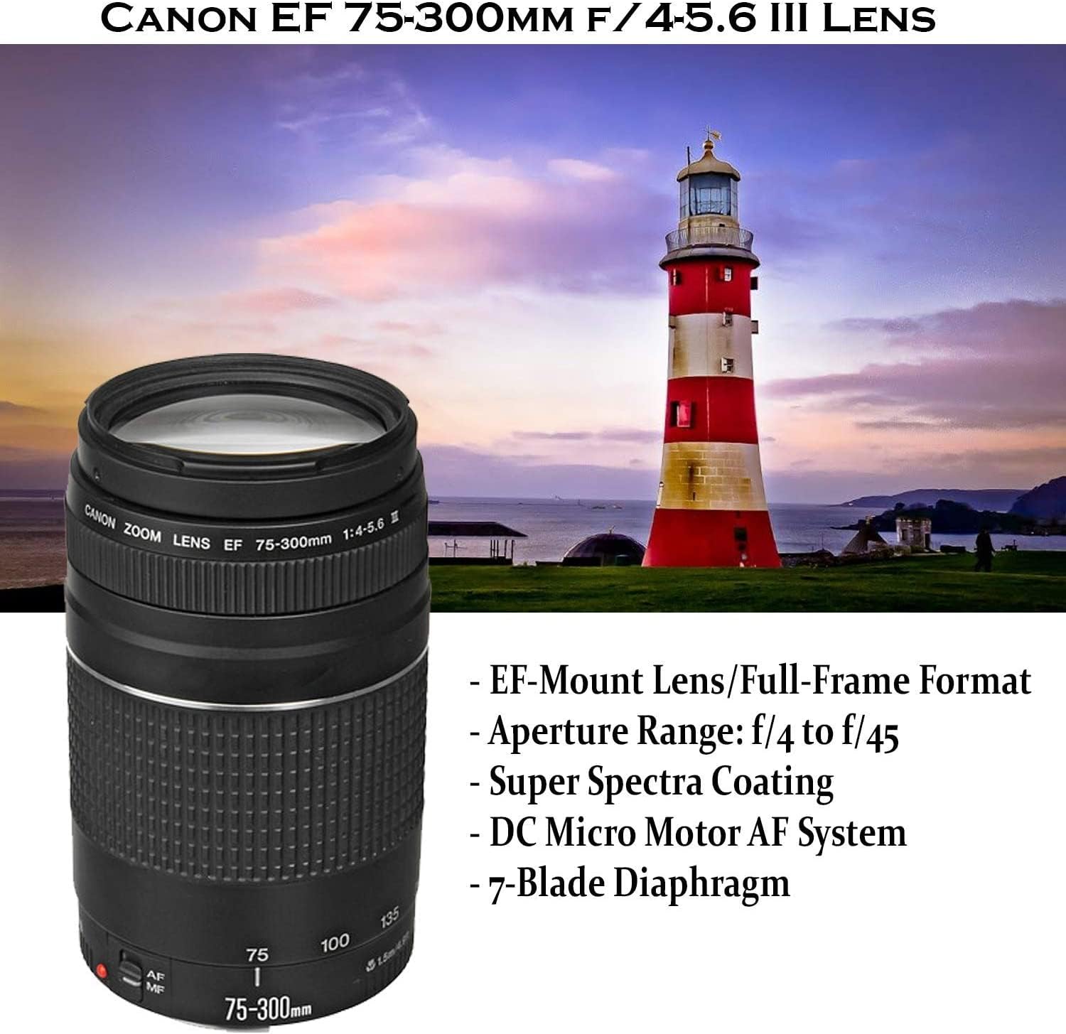 Amazon.com : Canon EOS Rebel T7 DSLR Camera with 18-55mm and 75
